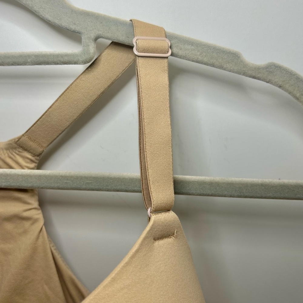 SOMA Enbliss Front Close Racerback Neutral Cream/Tan Adjustable Strap Bra 38DD - Picture 9 of 15